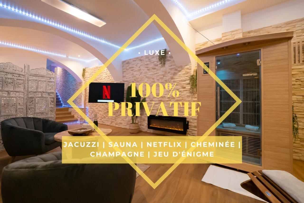 Le Spa De La Cathedrale - Jacuzzi - Sauna - Champagne - Netflix - Wifi Труа Екстер'єр фото
